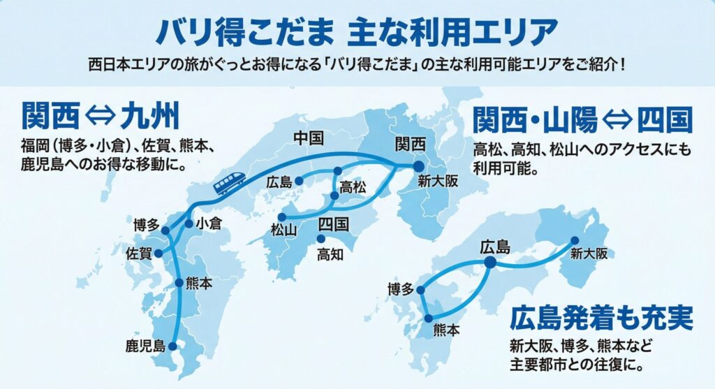 図解：バリ得こだま主な利用エリア