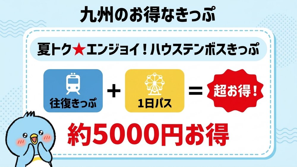 夏トク★エンジョイ!ハウステンボスきっぷ